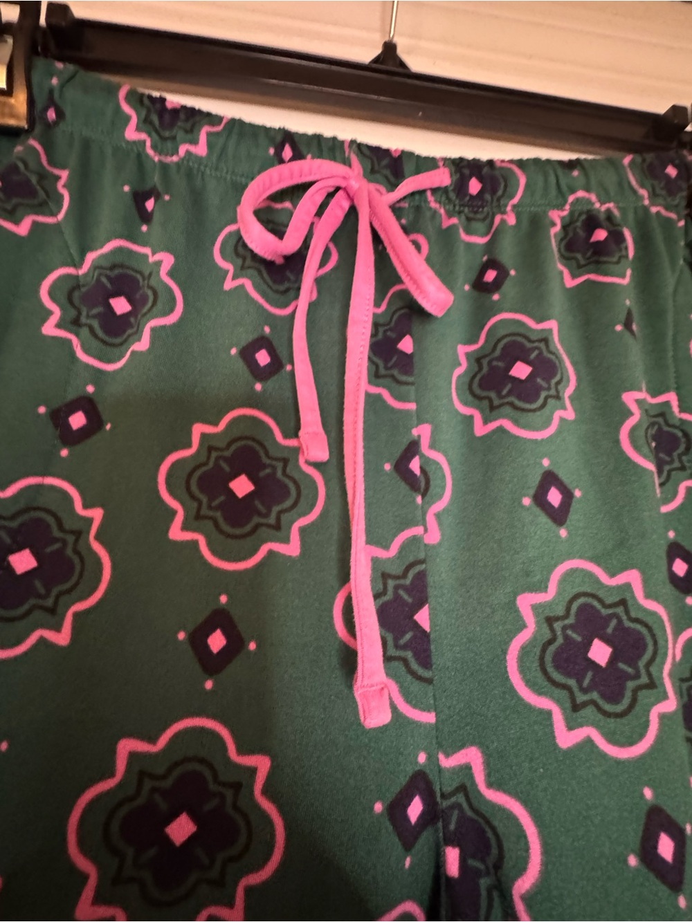 Room service Pajama Set with Pink Piping - Picture 5 of 6